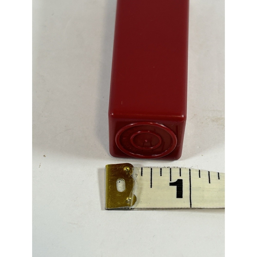 Vintage Tupperware Handy Keeper  1506 Red FlipTop Pocket Sz Toothpicks Gum Pills - Picture 8 of 8